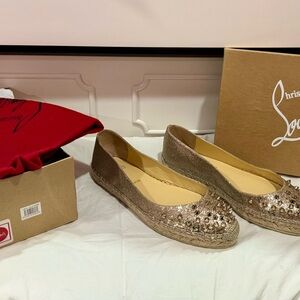 Christian Louboutin Gold Women's Shoes